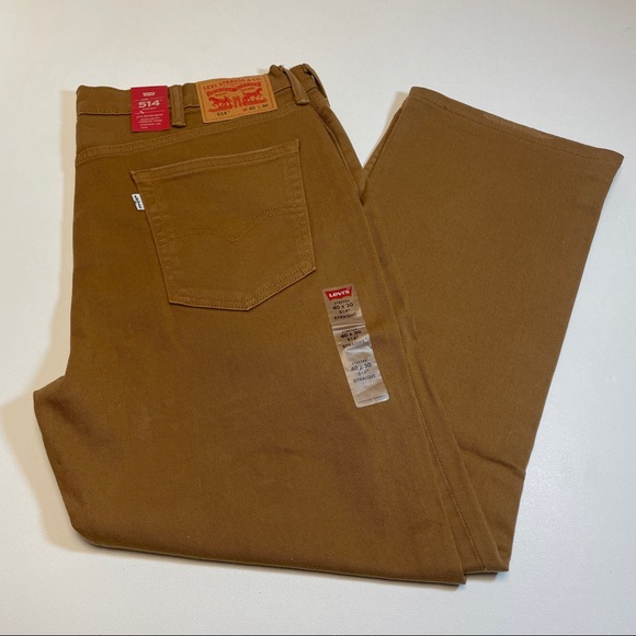 Levi's Other - Levi's 514 Brown Jeans 40x30 NEW